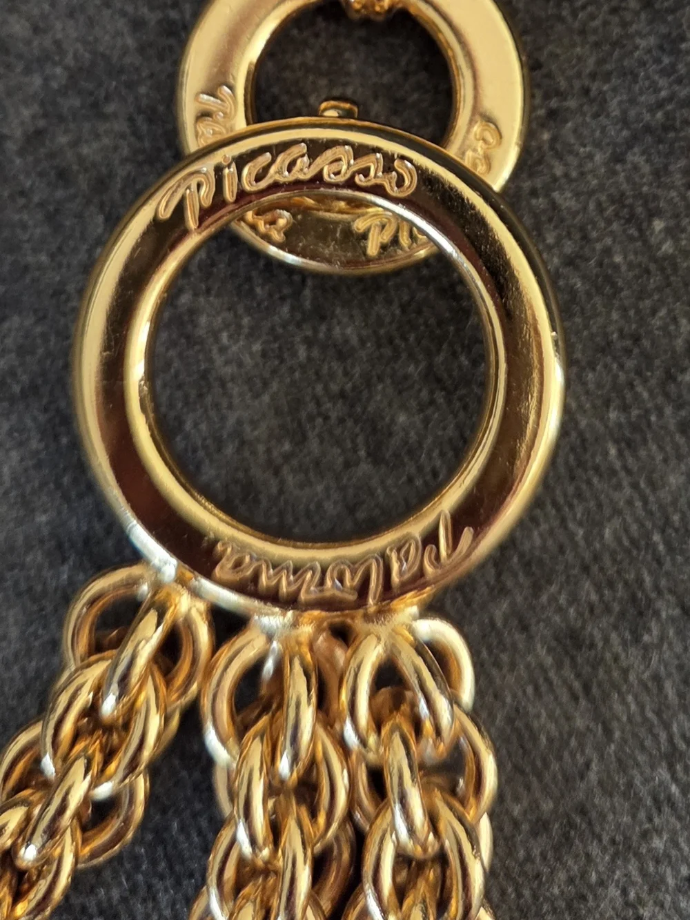 Paloma Picasso Gilt Tier Chain Belt